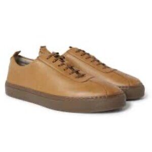 Grenson Leather Men sneakers, brown /tan, Size 8